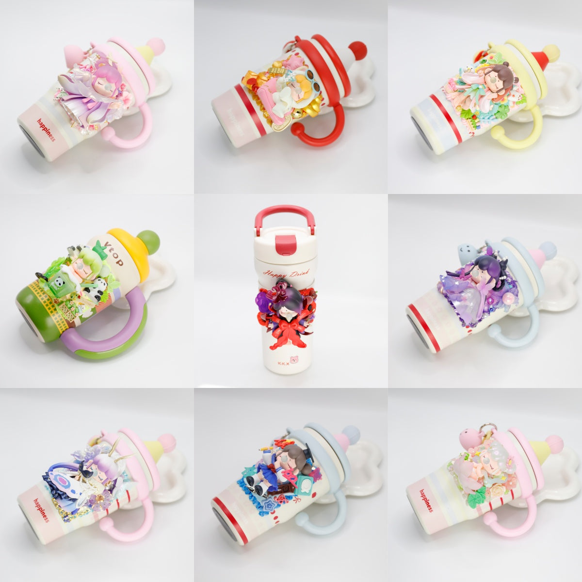 Kosbling Handmade Cream Glue Doll Cup