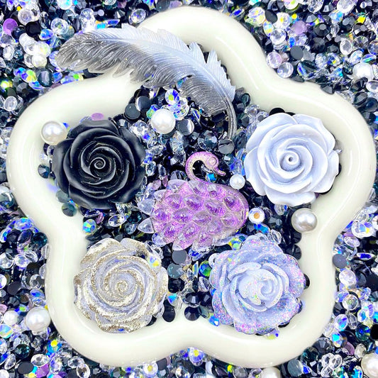 Black Swan Rose Mix-glow- glow-F1059