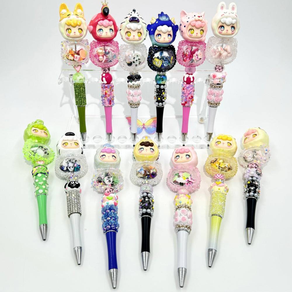 Handmade Doll Beaded Pen