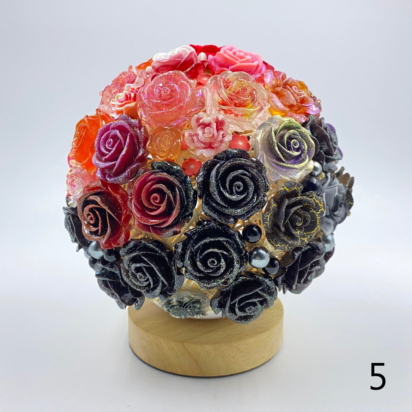 【Night Lamp】Resin Rose Flower Lamp