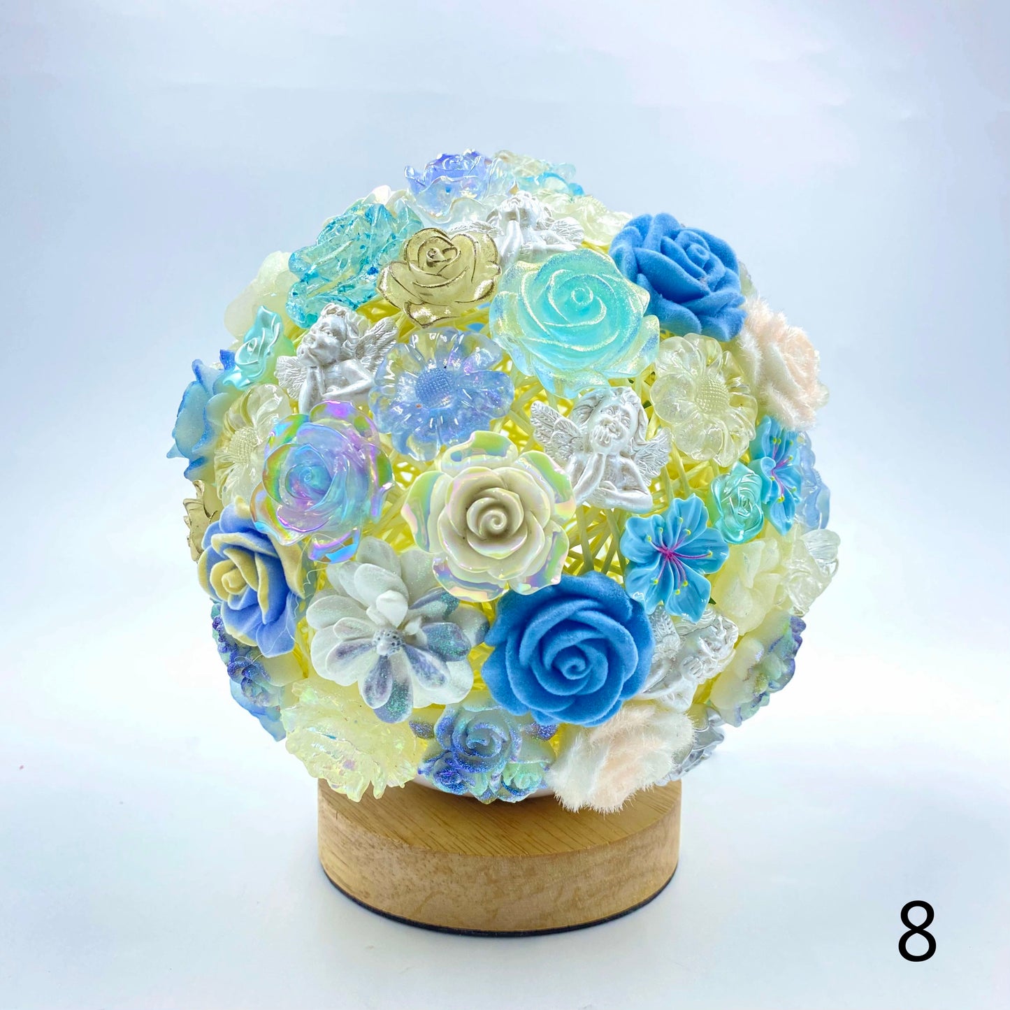 【Night Lamp】Resin Rose Flower Lamp