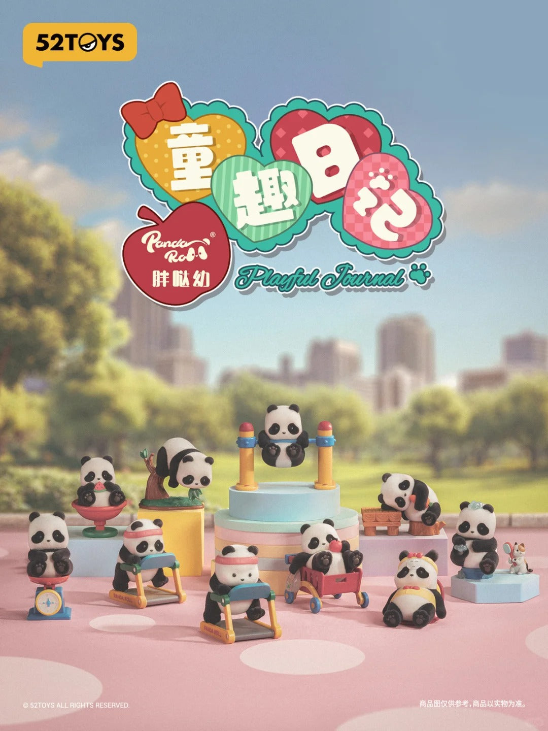 Panda Roll Playful Journel - Kosbling Doll Series