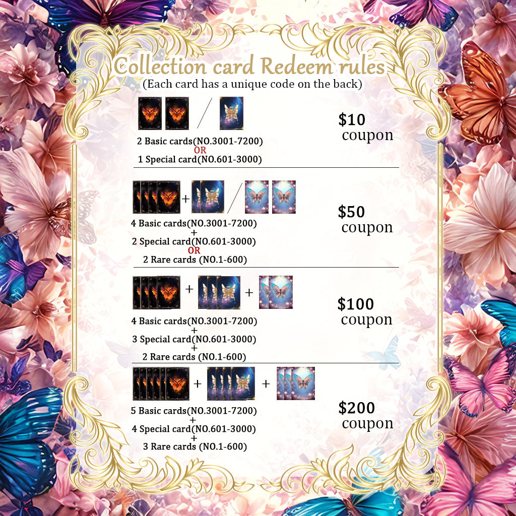 【NEW】KOSBLING BUTTERFLY COLLECTION CARDS