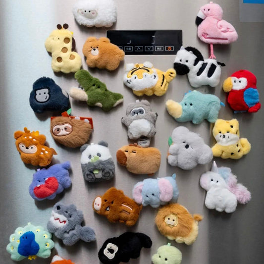 Animal Carnival Party - Find the Unicorn Refrigerator Magnet - Kosbling Doll Series (Beads Doll)