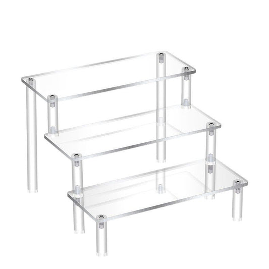 3-Tier Acrylic Display Risers For Dolls - Stand for Dolls