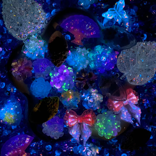 Fairy Boat & Flowers Rose Bouquet Mix -glow (Miki)- F2019