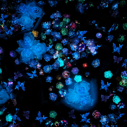 Midnight Garden-Nail Mix- glow(miki)- NailC-1068