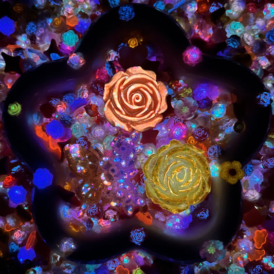 Walking On Sunshine Nail Charm + Rose Mix-glow-FC1-F1073