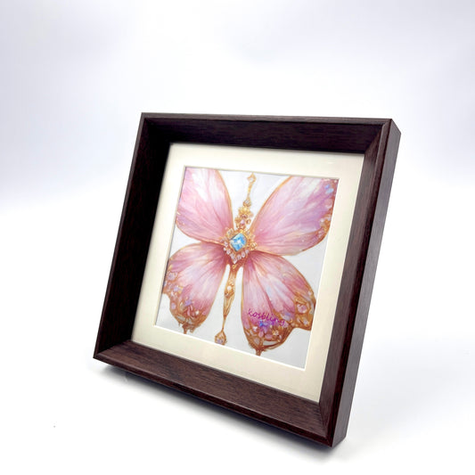 【Photo Frame】Square Wooden Texture Photo Frame