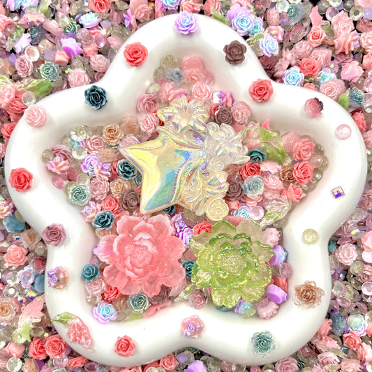 Wishing Upon A Star - Nail Charm+Rose Mix-glow - glow(Miki)- FC1