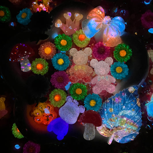 Neon Craze - Rose Bouquet Mix- glow (Miki)- FC1