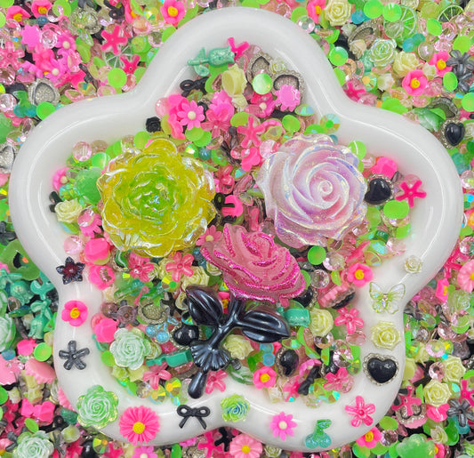 Wicked Popular - Nail Charm+Rose Mix-glow - FC1