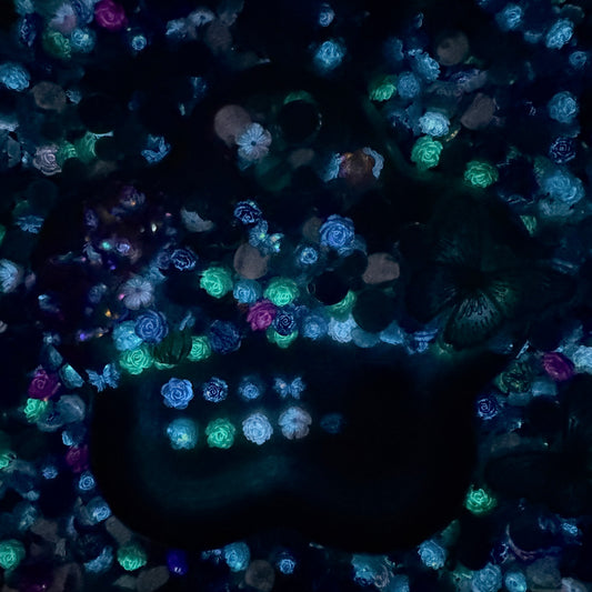 Blue Christmas Nail & Metal Charm Mix - NailC