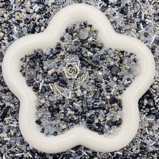 Frozen Midnight Seed Beads Mix for Jewelry