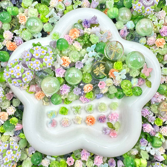 Ever Green Dream Nail & Beads Mix-glow(miki)- NailC