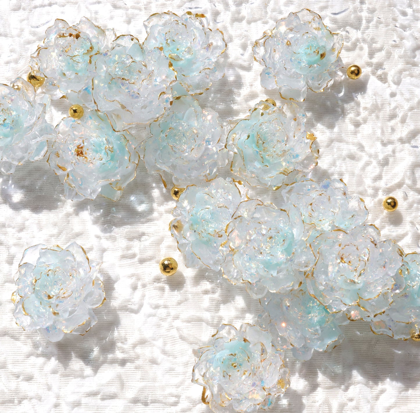 Crystal Ice Lotus - Snow Lotus - Kosbling Rose - Total 6 Styles