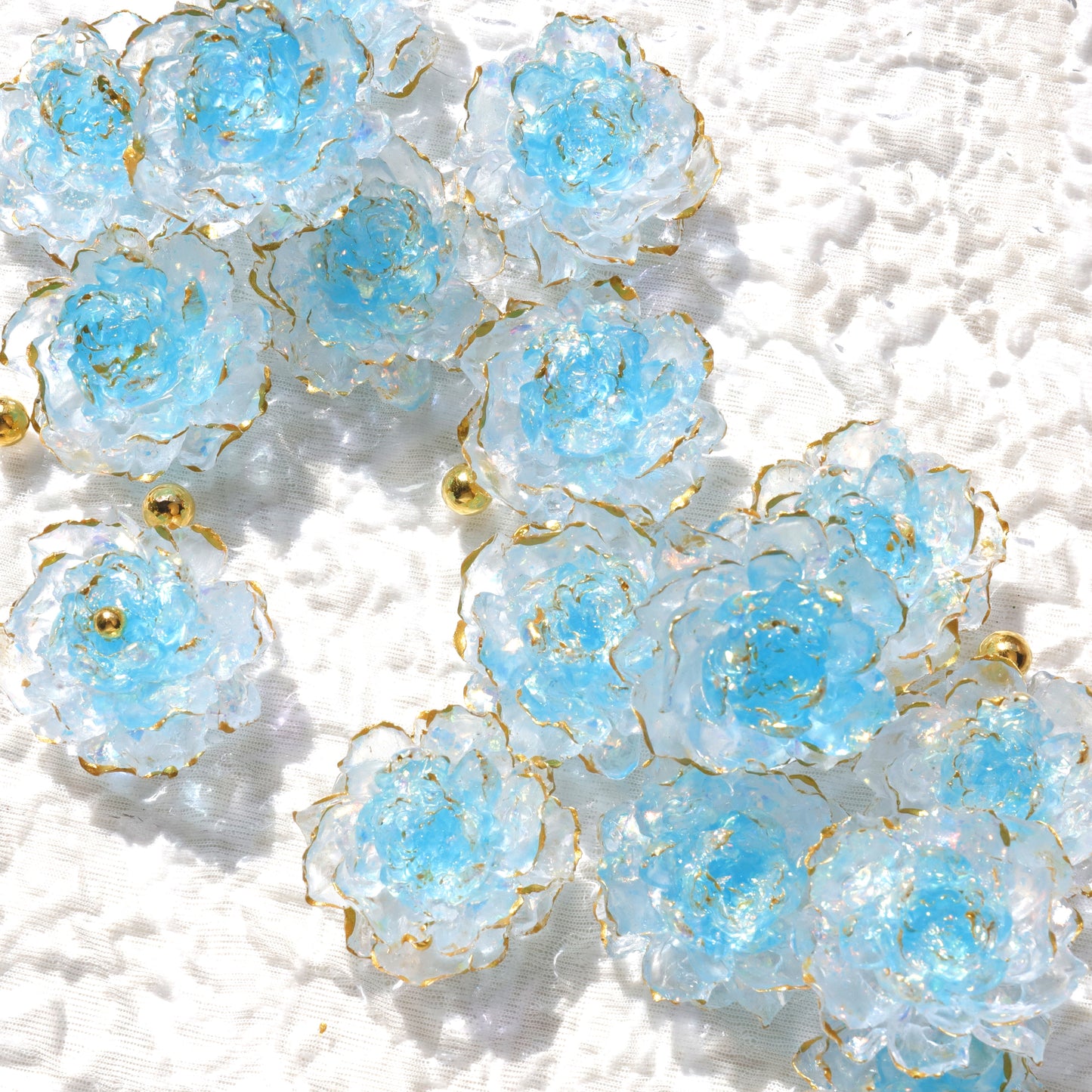 Crystal Ice Lotus - Snow Lotus - Kosbling Rose - Total 6 Styles