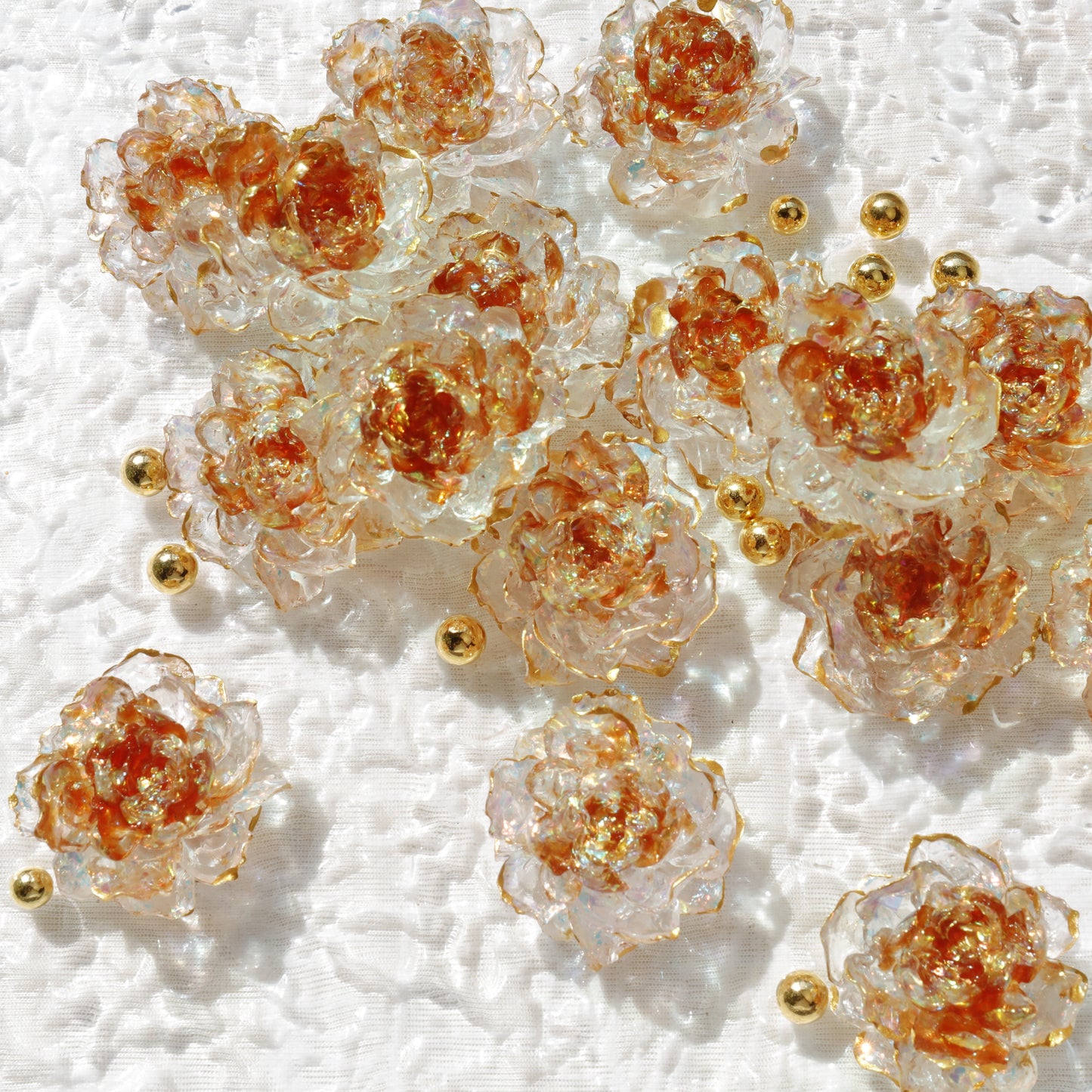 Crystal Ice Lotus - Snow Lotus - Kosbling Rose - Total 6 Styles