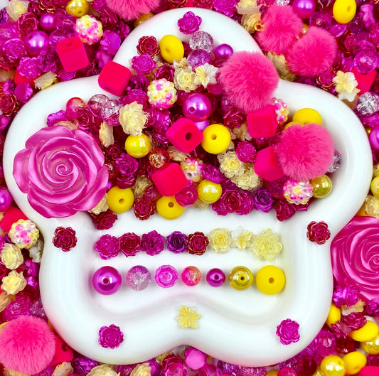 Pink Sorbet - Nail & Beads Mix-glow(miki)- NailC