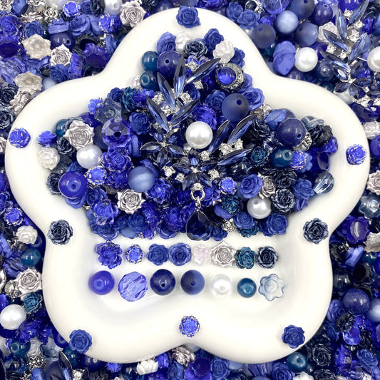 Sapphire Royalty - Nail & Beads Mix-glow(miki)- NailC
