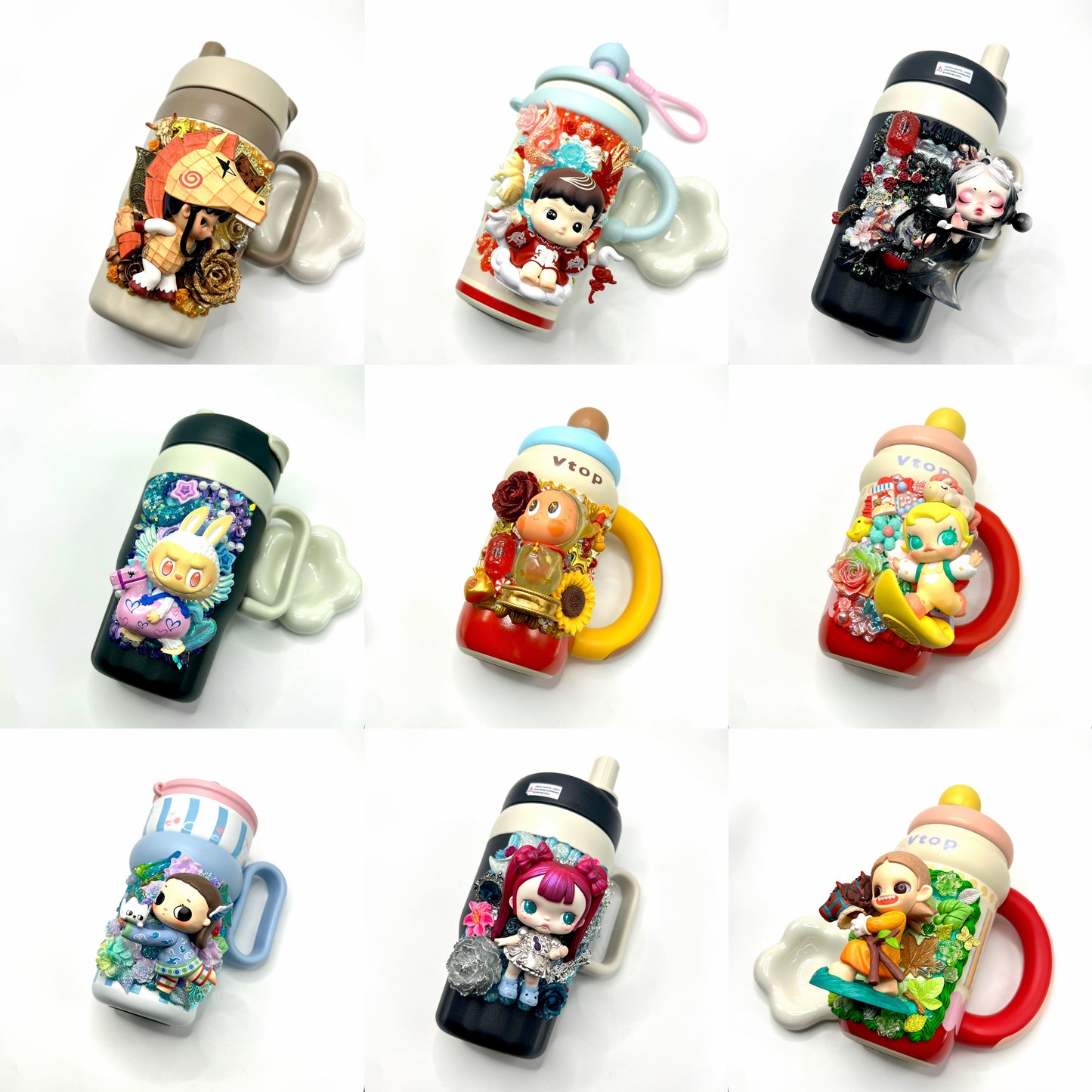 Kosbling Handmade Cream Glue Doll Cup