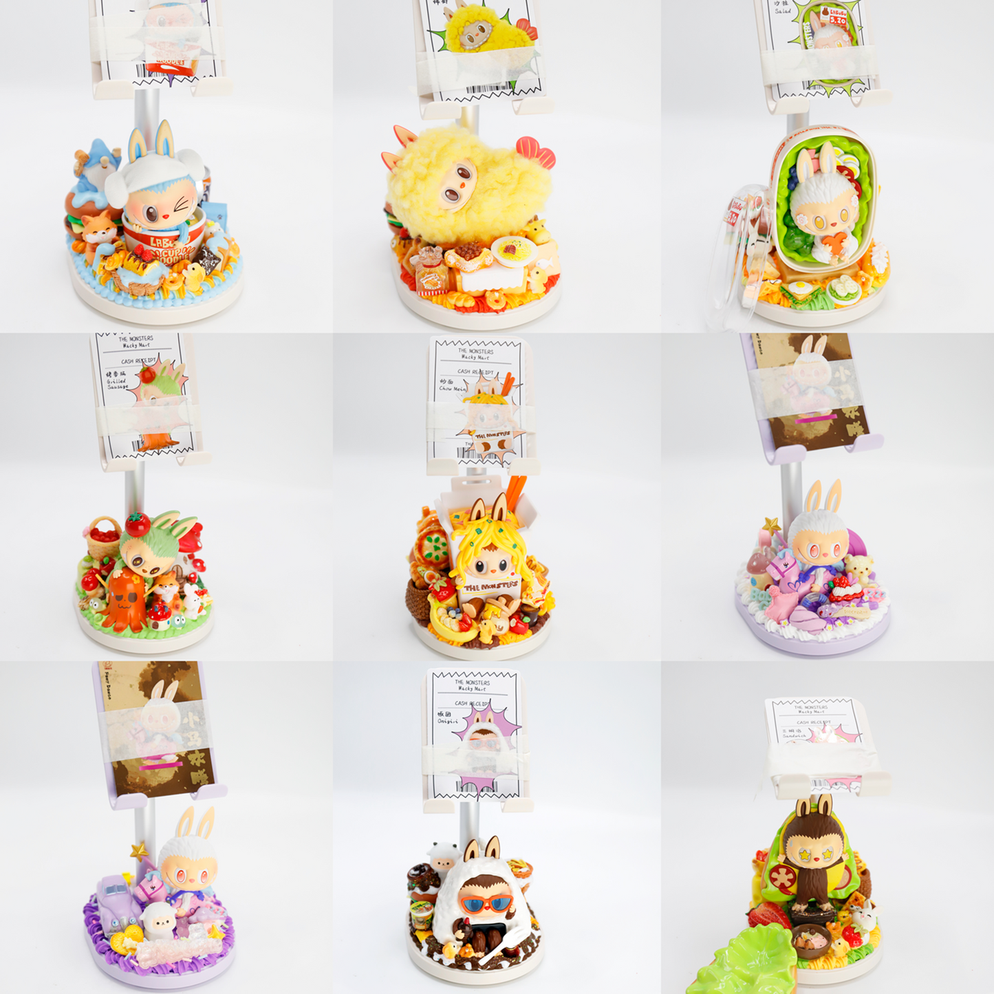 Handmade Phone Stand with Cream Glue Blind Bag - Kosbling Doll DIY