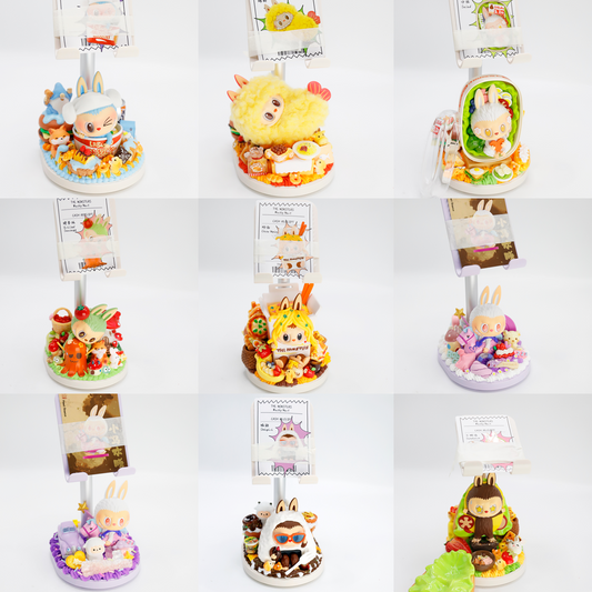 Handmade Phone Stand with Cream Glue Blind Bag - Kosbling Doll DIY