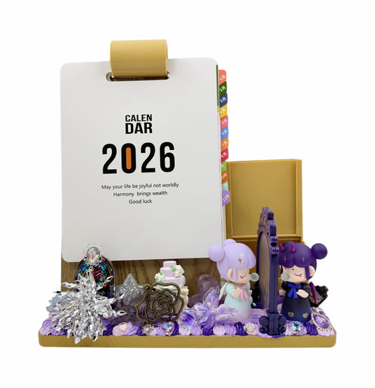 【20% OFF LIVE ONLY】Calendar with Cream Glue Doll DIY - Kosbling Blind Bag