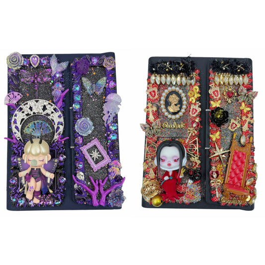 【20% OFF LIVE ONLY】Handmade Luxury Notebook with Cream Glue Doll DIY - Kosbling Handmade Blind Bag