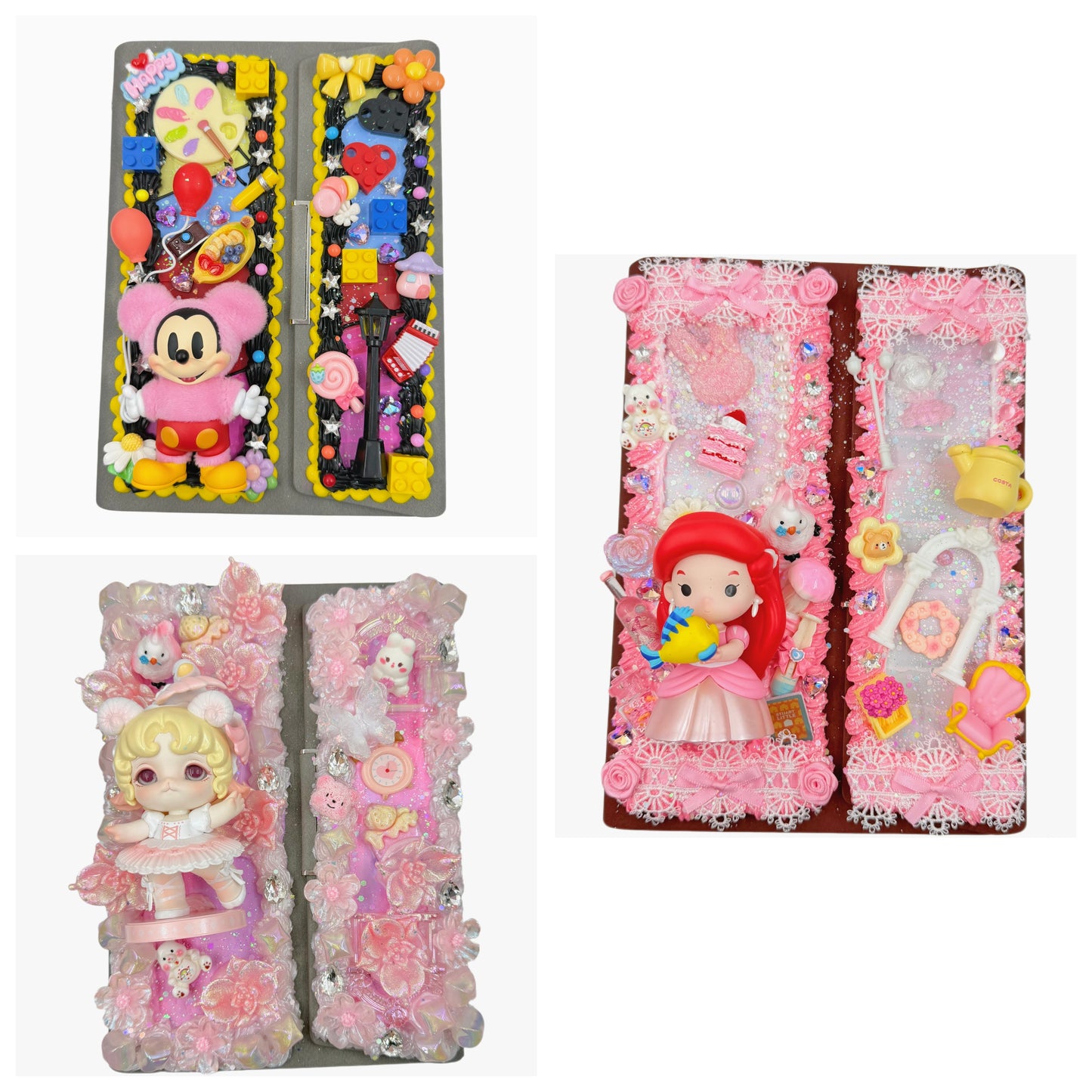 【20% OFF LIVE ONLY】Handmade Luxury Notebook with Cream Glue Doll DIY - Kosbling Handmade Blind Bag