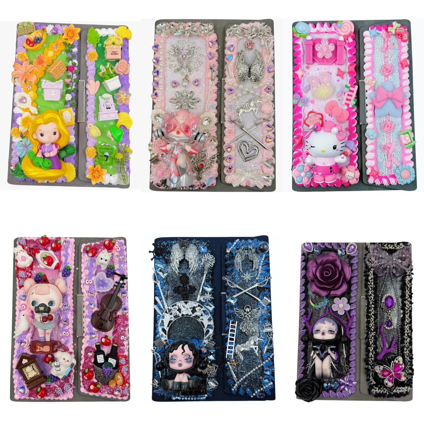 【20% OFF LIVE ONLY】Handmade Luxury Notebook with Cream Glue Doll DIY - Kosbling Handmade Blind Bag