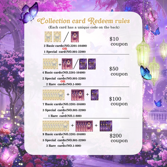 【NEW】3RD Generation KOSBLING BUTTERFLY COLLECTION CARDS
