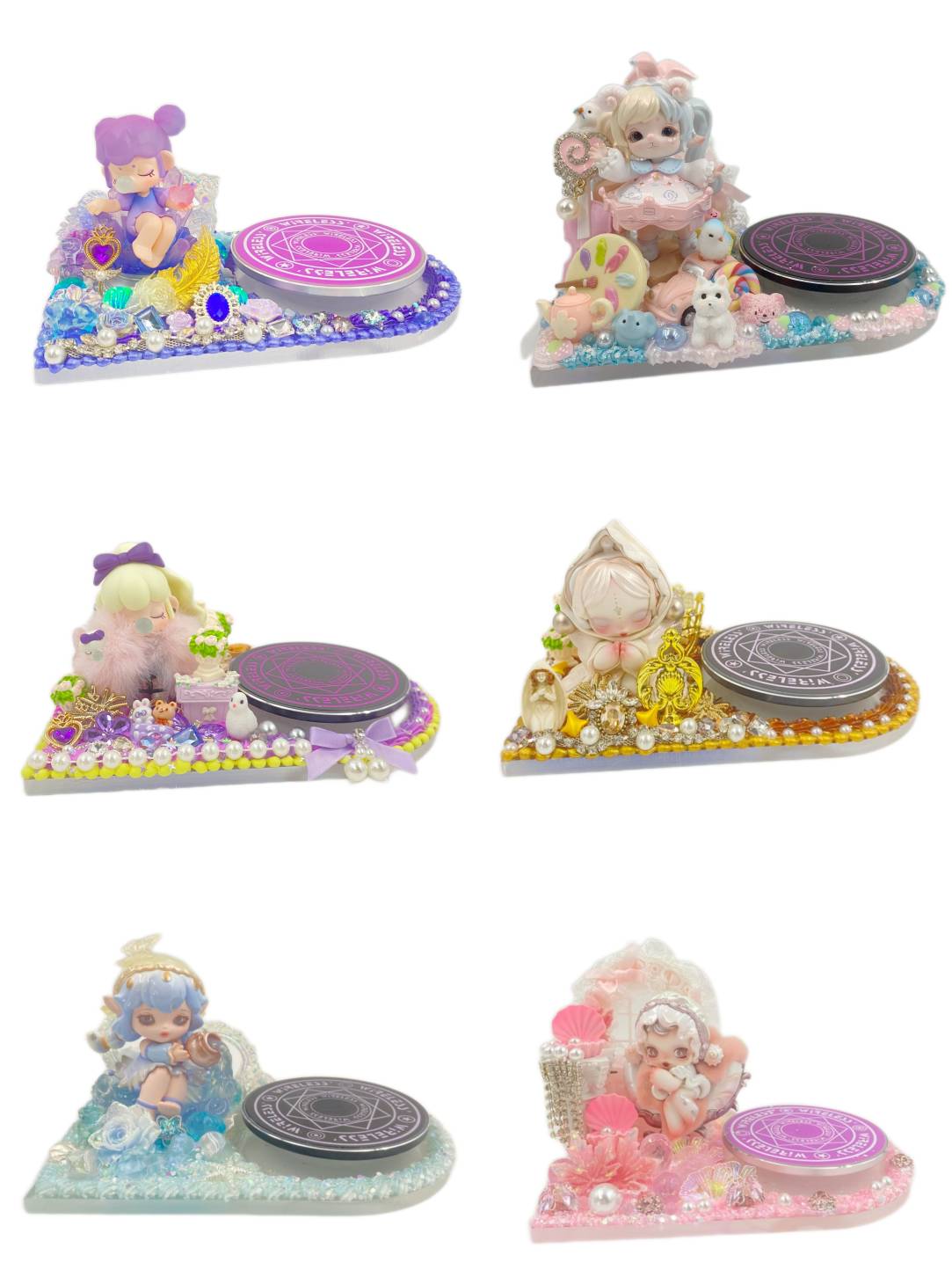 【20% OFF LIVE ONLY】Wireless Charger for Apple Handmade with Cream Glue Doll DIY - Kosbling Blind Bag