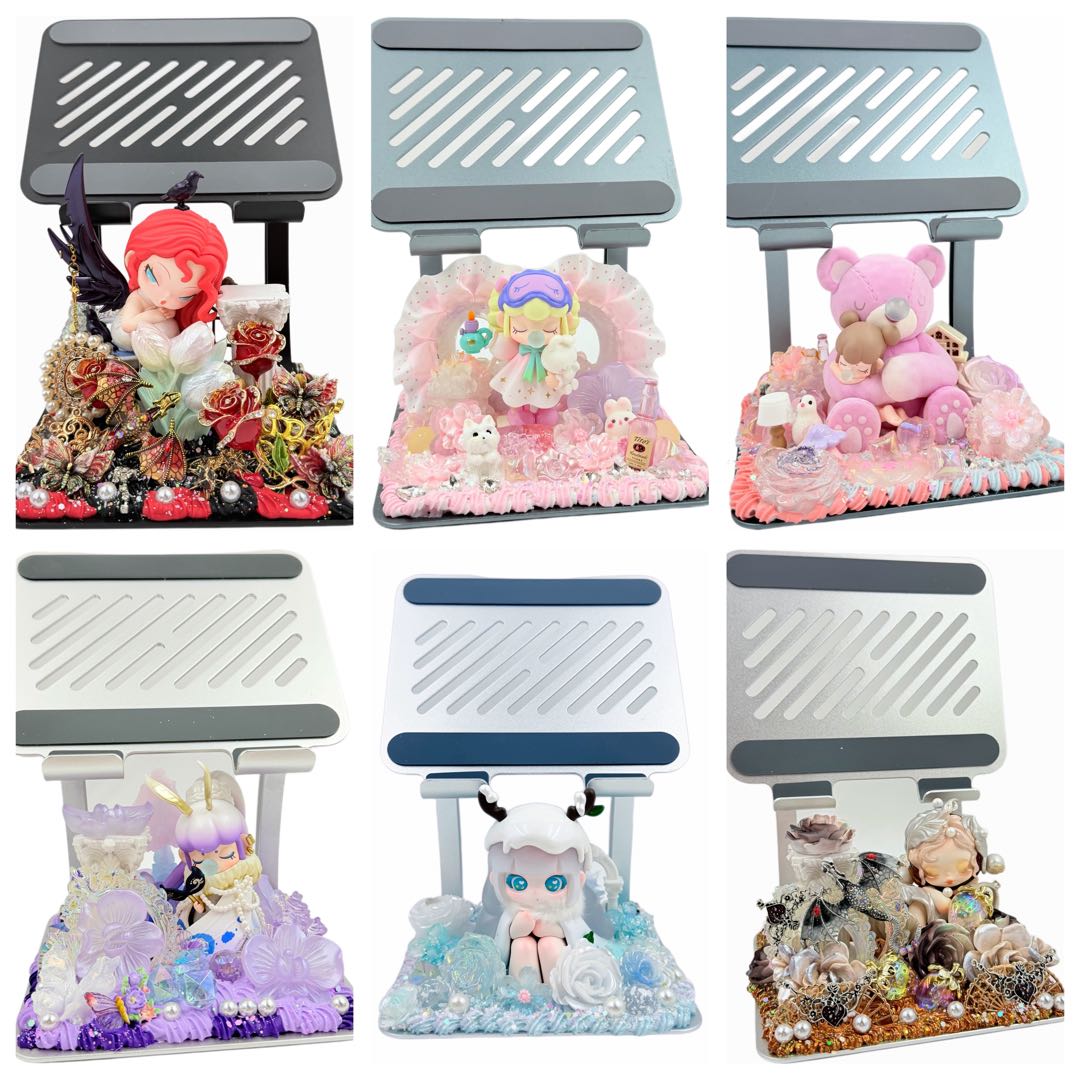 【20% OFF LIVE ONLY】Handmade Multifunctional Ipad/Tablet stand with Cream Glue Doll DIY - Kosbling Handmake Blind Bag