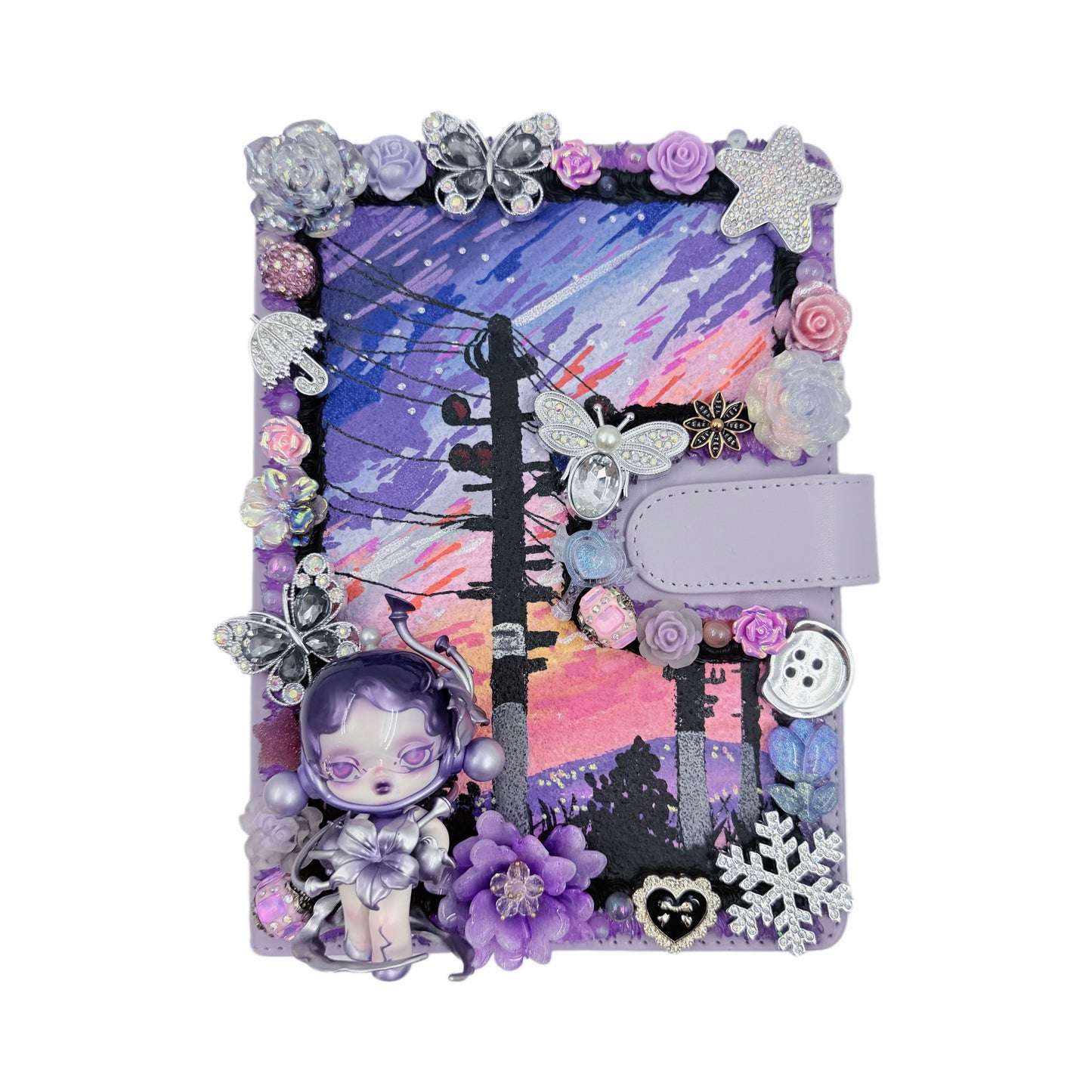 【NEW 20%OFF ONLY】Handmade Hand-Painted Notebook with DIY Decorations - Kosbling Handmade Blind Bag