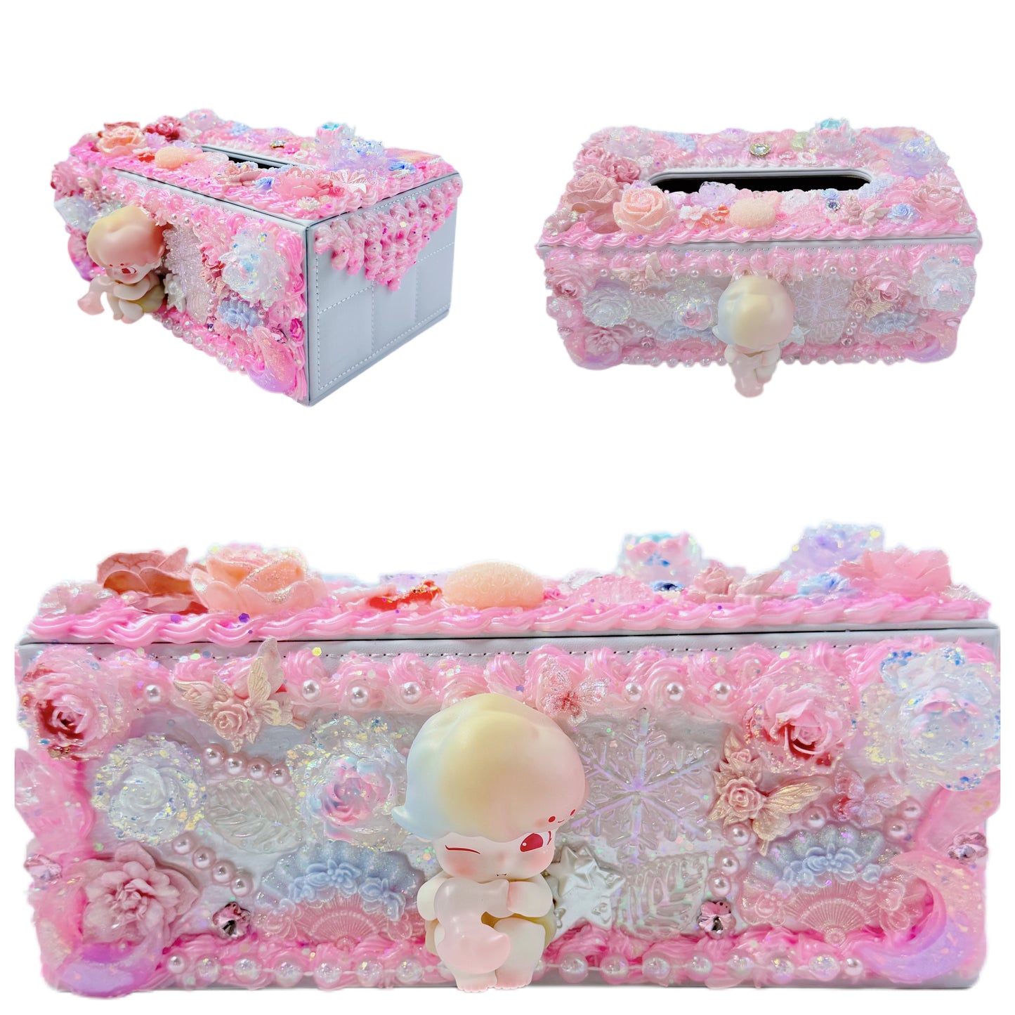 【20% OFF ONLY】 Handmade Tissue Box with Cream Glue, Doll DIY – Kosbling Handmade Blind Bag