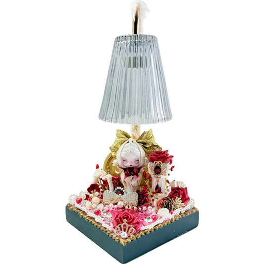 Lily of the Valley Aroma Lamp with Cream Glue Doll DIY - Kosbling Blind Bag