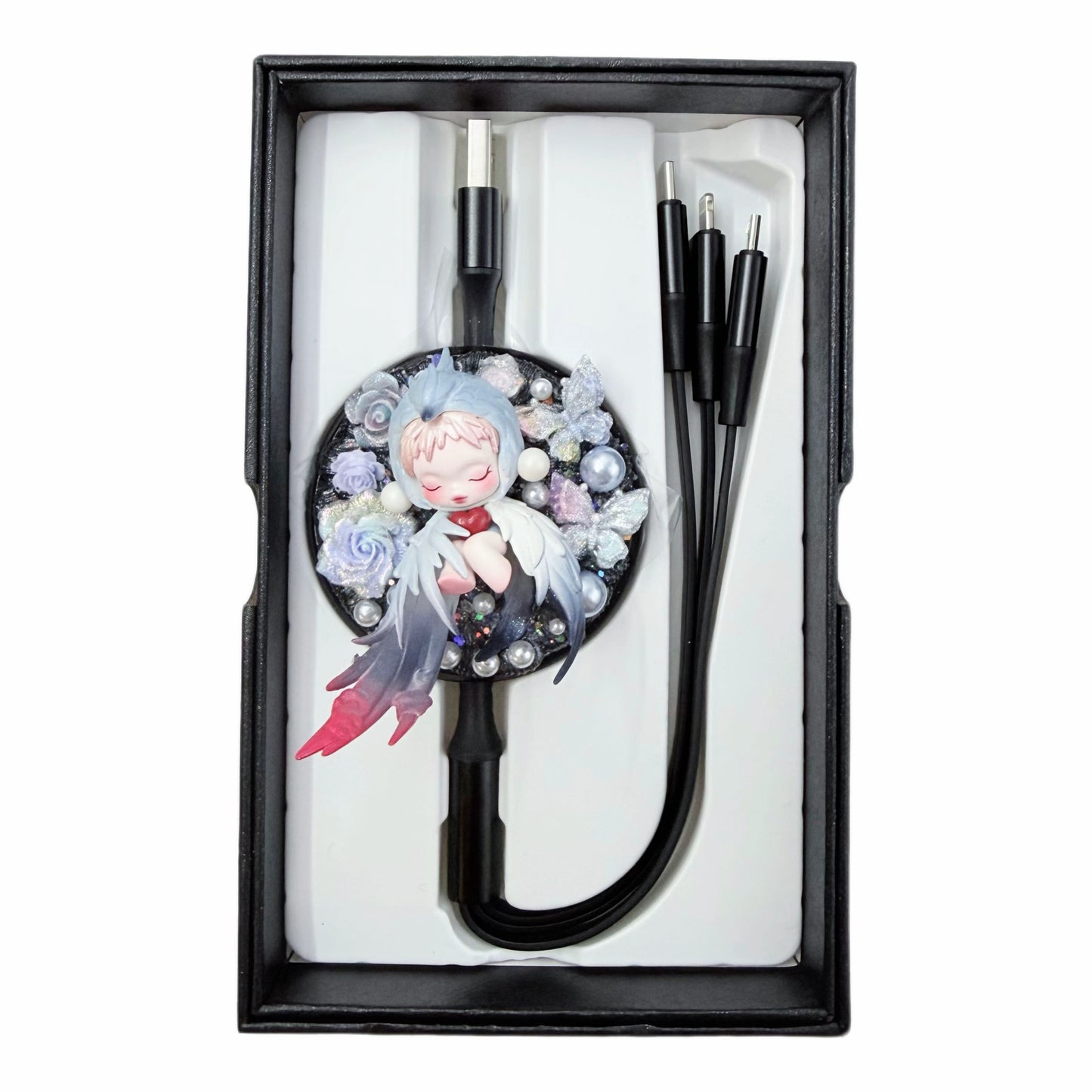 Handmade 3-in-1 Charging Cable Doll DIY - KB26080003