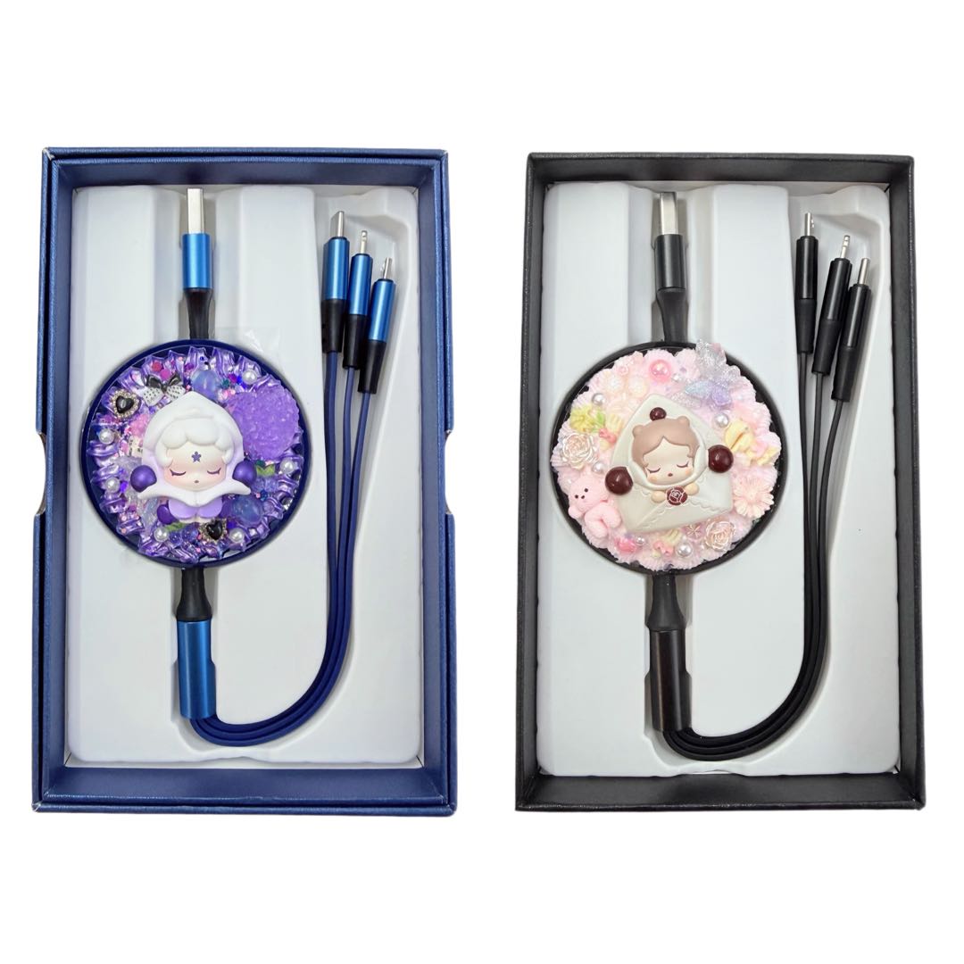 Handmade 3-in-1 Charging Cable Doll DIY - KB26080003