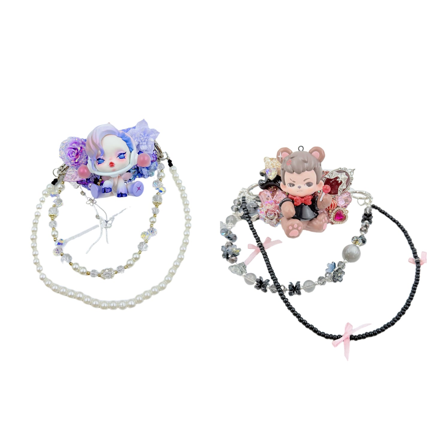 【20% OFF ONLY】Handmade Phone Clip with Mirror and Chain Doll DIY – Kosbling Handmade Blind Bag