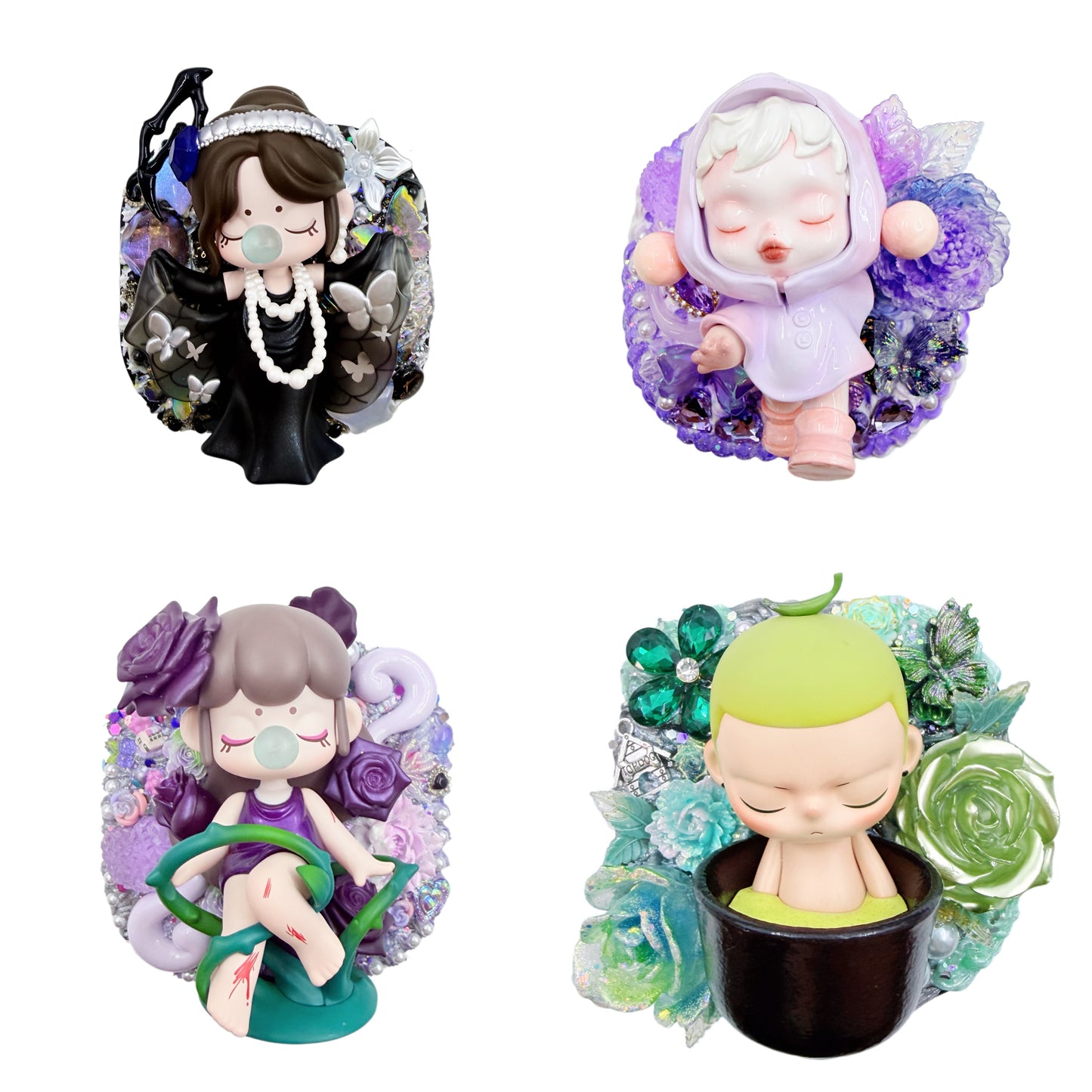 【20% OFF ONLY】Handmade Two-Way Mirror With Cream Glue, Doll DIY -Kosbling Handmade Blind Bag
