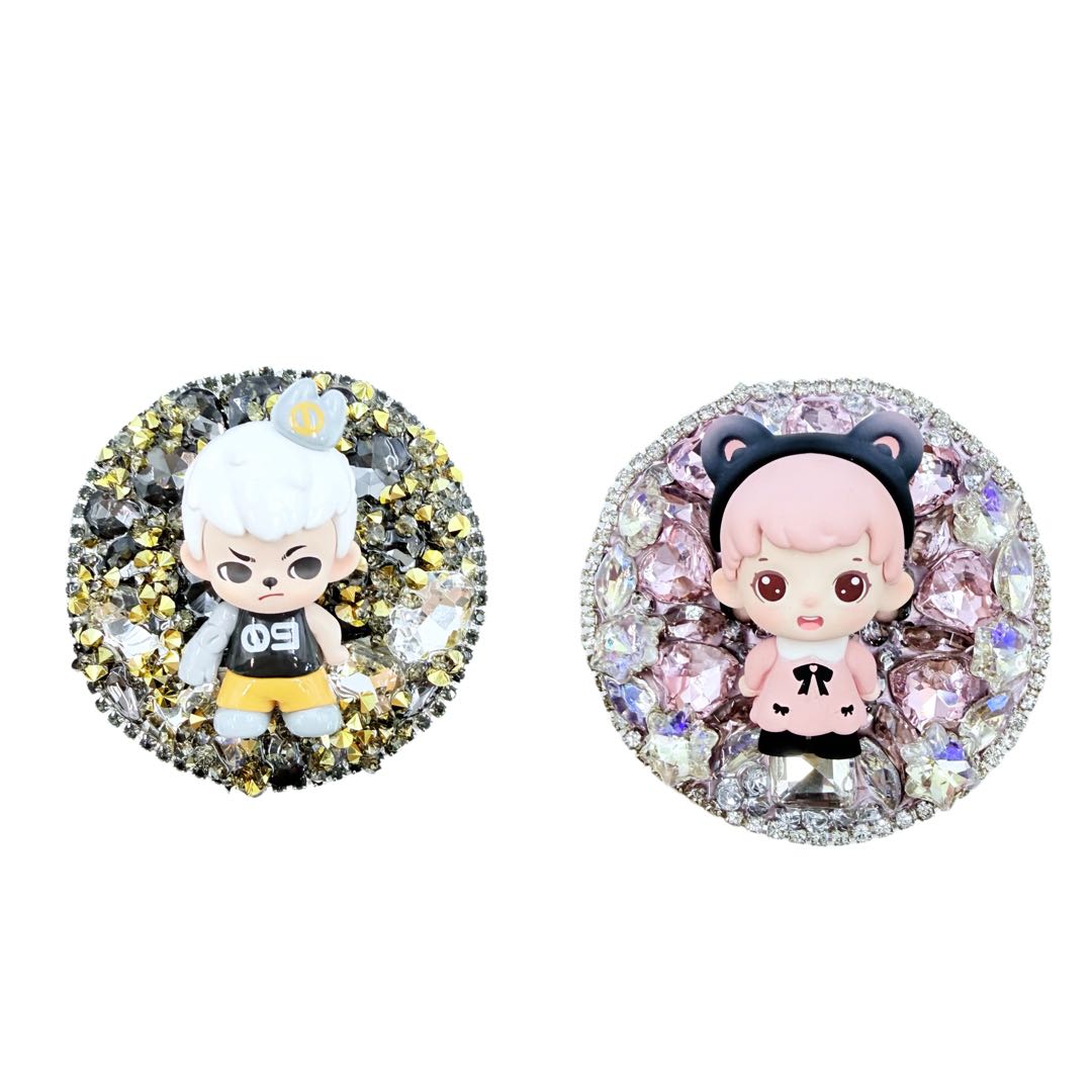 【20%OFF ONLY】Magsafe Magnetic Phone Holder with Makeup Mirror With Diamond Cream Glue, Doll DIY-Kosbling Blind Bag