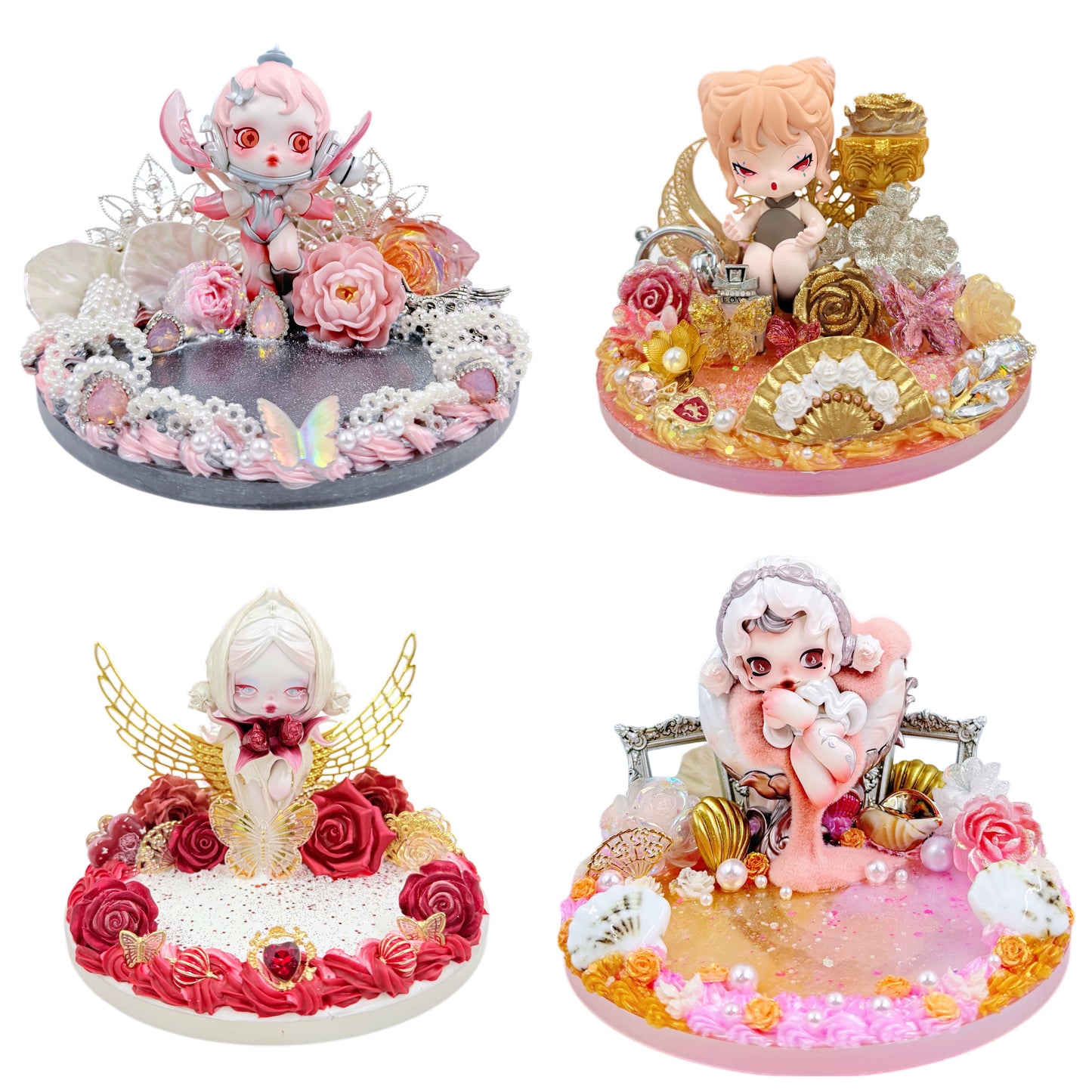 【20% OFF ONLY LIVESTREAM】Handmade Round Phone Stand with Cream Glue - Kosbling Blind Bag