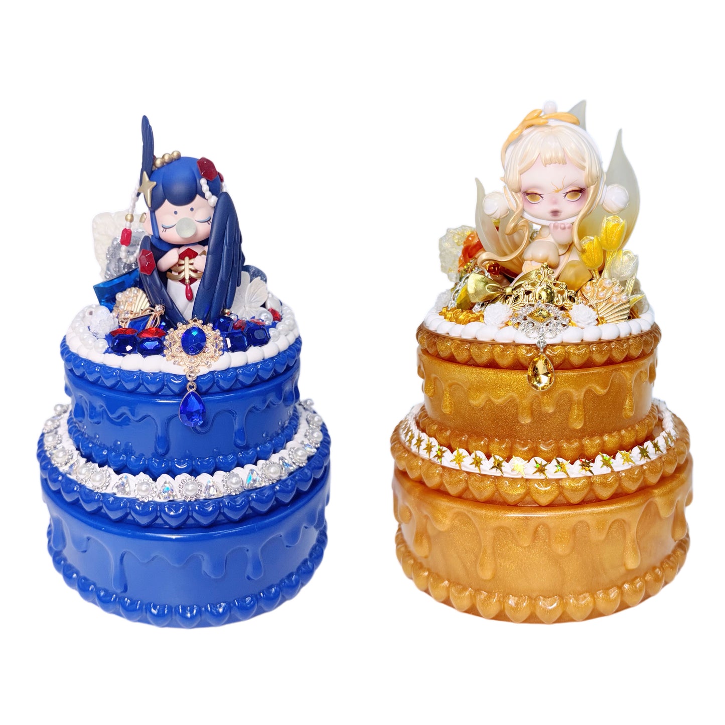 Handmade Resin Cake Box With Cream Glue - Kosbling Handmade Blind Bag