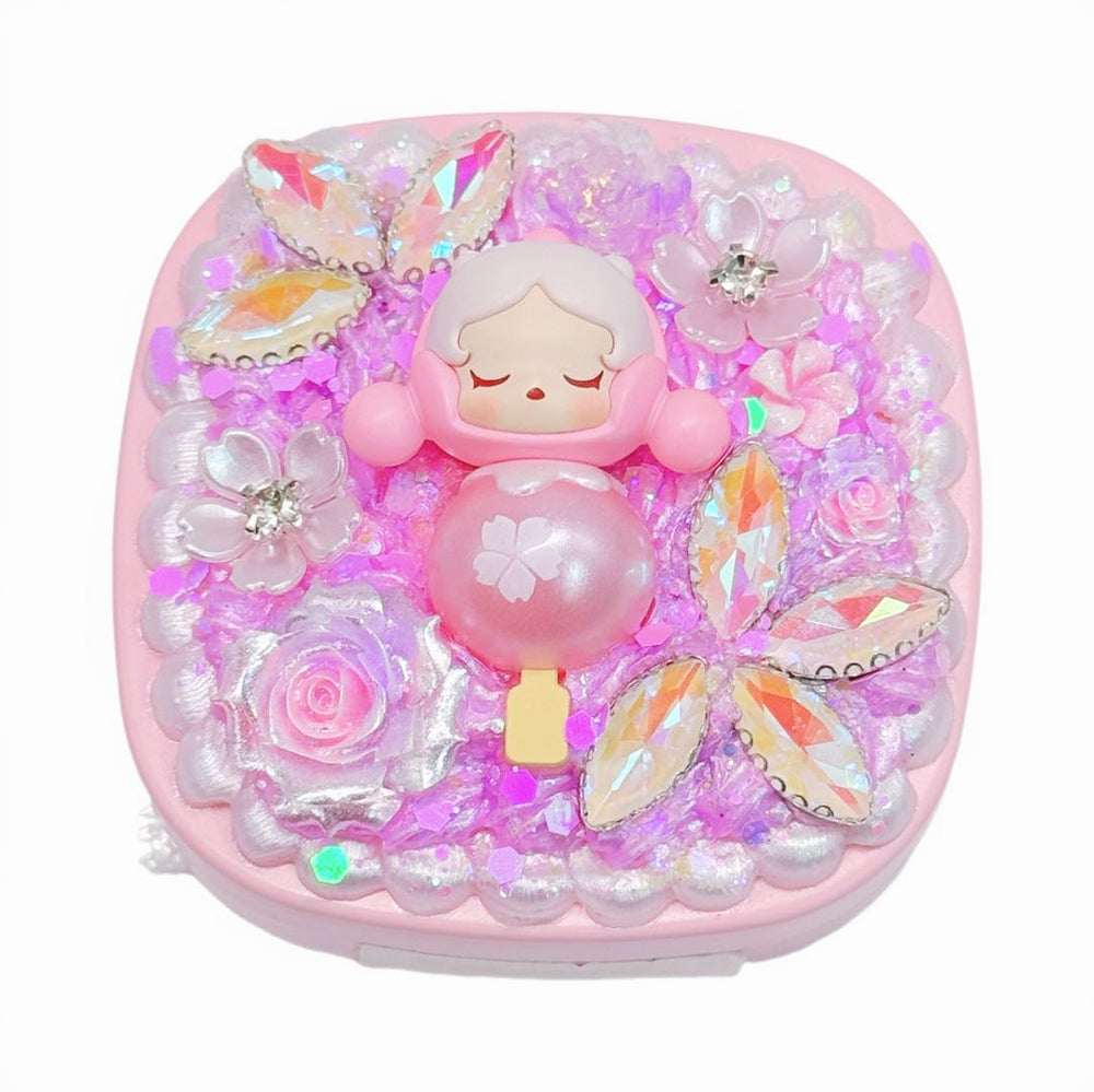 【20% OFF ONLY】Headmade Mini Portable Contact Lens Case With Cream Glue - Kosbling Handmade Blind Bag