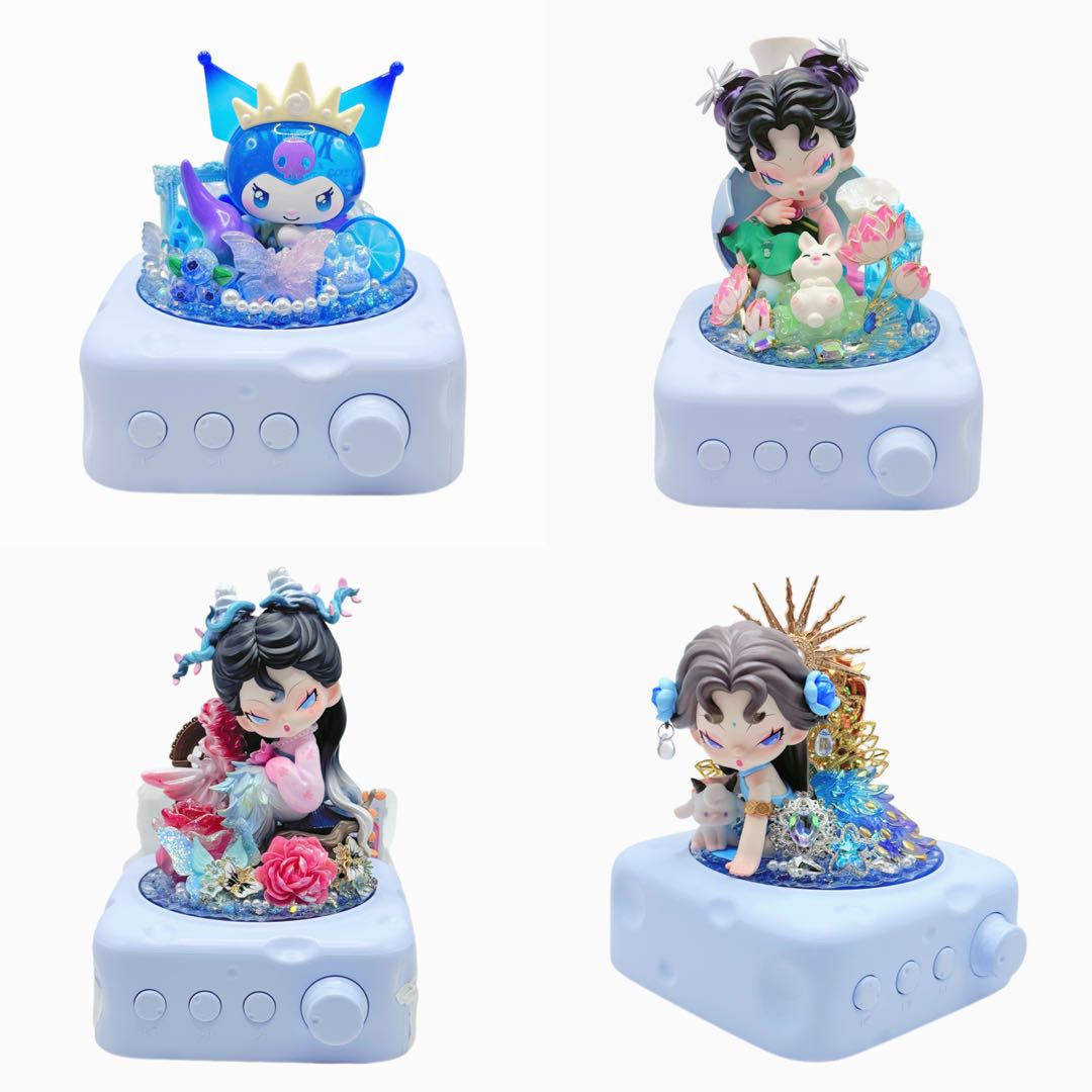 Light Bluetooth Speaker with Cream Glue, Doll DIY - Kosbling Blind Bag