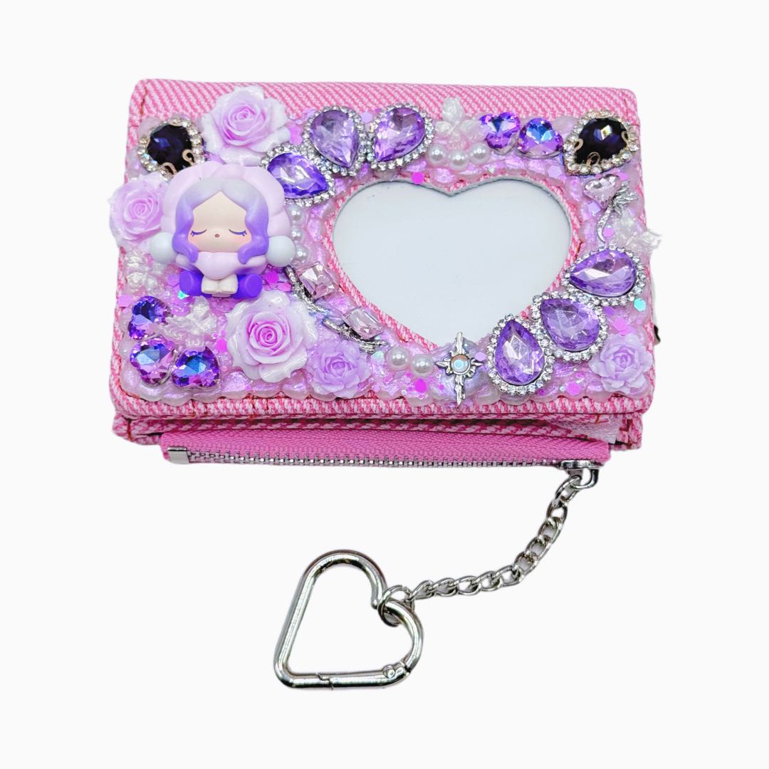 【20% OFF ONLY】Handmade Heart-Shaped Wallet With Cream Glue Blind Bag - Kosbling Doll DIY