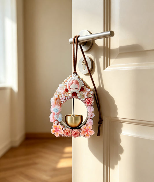 【20% OFF ONLY】Handmade Magnetic Wooden Doorbell With Cream Glue Doll Diy - Kosbling Handmade Blind Bag