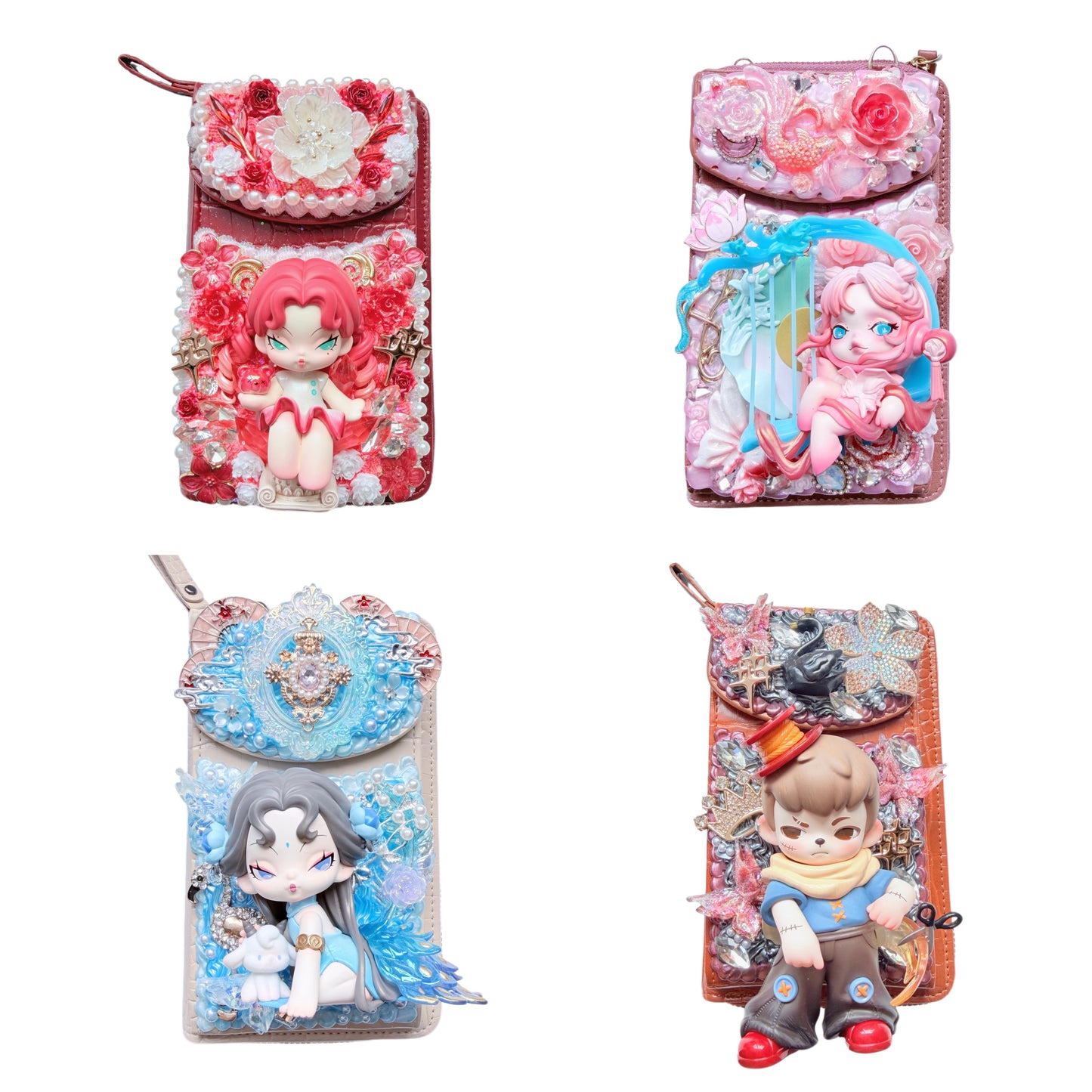 Phone Wallet Bag with Cream Glue, Doll DIY - Kosbling Handmade Blind Bag