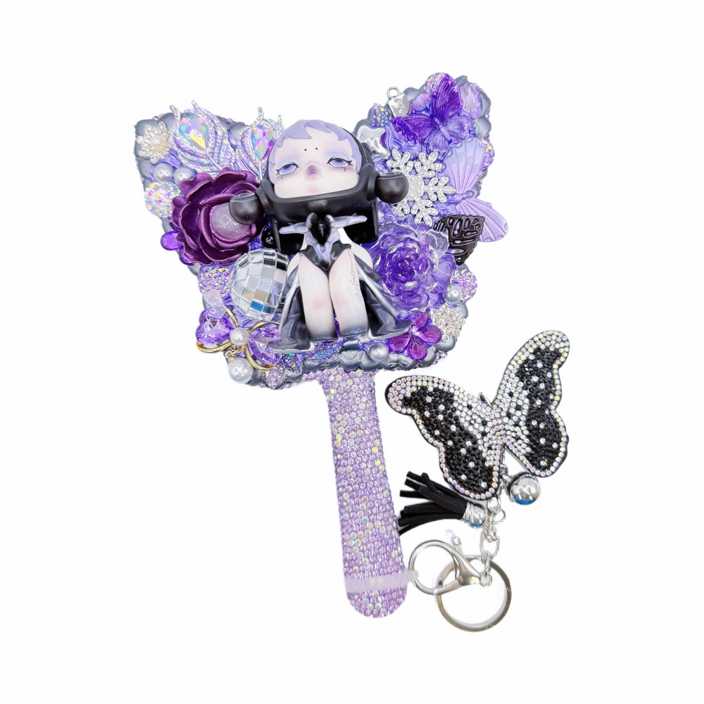Handmade Butterfly Shaped Makeup Mirror With Cream Glue, Doll DIY – Kosbling Handmade Blind Bag